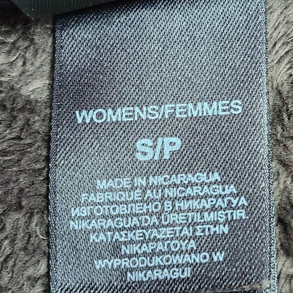 The North Face Sherpa Fleece Jacket Womens Small Brown Orange Full Zip Casual - Picture 5 of 9